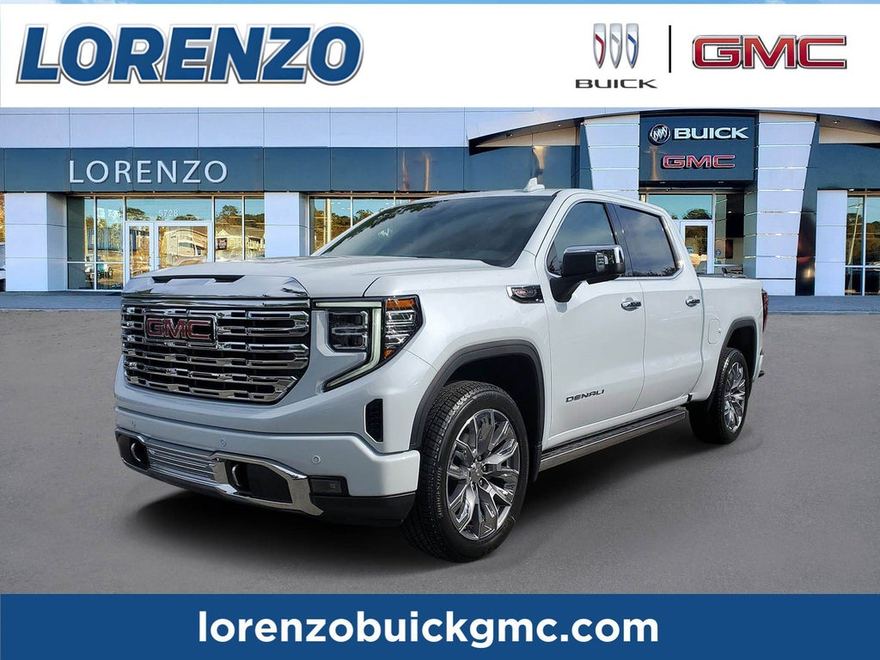 2026 GMC Sierra 1500 Denali en vista tres cuartos frontal